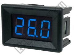  D008BL Mini digitális feszültségmérő kék 0-99.9V (3 vezetékes)