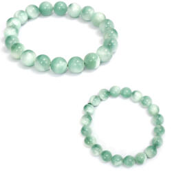 Bratara Calcit Lemurian Natural - Diametru 58 mm - Rotunda - 10-11 mm - 1 Buc