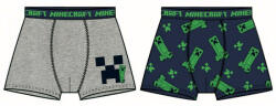 Fashion UK Minecraft gyerek boxeralsó szürke 2 darab/csomag 9év (85FKC490519)