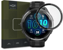 HOFI Hybrid Pro+ Glass üveg képernyővédő fólia - Garmin Forerunner 965 - fekete - bluedigital