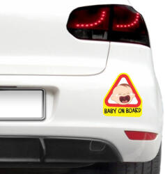4 Decor Sticker Baby on board - Baiatul plangacios