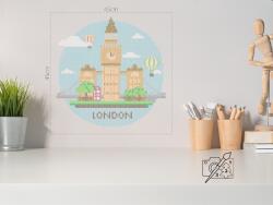  Vasalható gyöngyök - London Méret: 45x45cm, Opció: Szerszámok nélkül