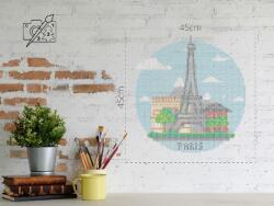  Vasalható gyöngyök - Párizs Méret: 45x45cm, Opció: Szerszámok nélkül