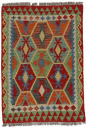 Bakhtar Chobi Kilim szőnyeg 147x103 kézi szövésű afgán gyapjú kilim (100370)