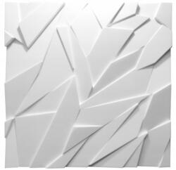 GRACE Dekoratív 3D polisztirol falpanel Glass fehér