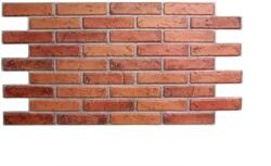 BIO FLAME 3D PVC falpanel Natural Brick - piros tégla