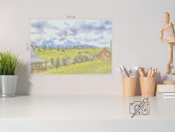 Vasalható gyöngyök - Magas-Tátra Méret: 30x45cm, Opció: Szerszámok nélkül