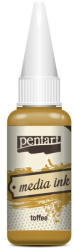 Pentart Média tinta, alkoholos 20ml - Karamell 21027 - akrilfestéshez és kontúrozáshoz (21027)