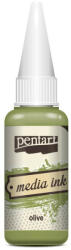  Pentart Média tinta, alkoholos 20ml - Oliva (21034)