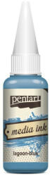 Pentart Média tinta, alkoholos 20ml - Lagúnakék 21044 (21044)