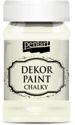 Pentart Dekor krétafesték 100 ml - Krémfehér (21627)