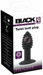 Black Velvets Twist Butt Plug (10, 7 cm)