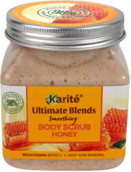 Karite Scrub de Corp cu Miere, 98% Natural, Efect de Catifelare a pielii, Karite Ultimate Blends, 320 ml