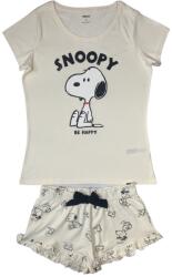EPlus Pijamale de damă - Snoopy crem Mărimea - Copii: XL