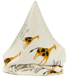 Fillikid Paturica tricotata Giraffe 100x85cm - Fillikid (1900-032) - kidiko Lenjerii de pat bebelusi‎, patura bebelusi