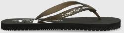 Calvin Klein Jeans flip-flop BEACH SANDAL MONOGRAM TPU narancssárga, férfi - fekete Férfi 43