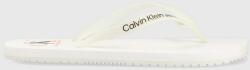Calvin Klein Jeans flip-flop BEACH SANDAL AOP fekete, férfi, YM0YM00656 - fehér Férfi 40