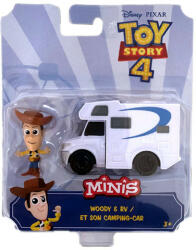 Mattel Toy Story 4: Woody karakter és kemping autója mini figuraszett - Mattel