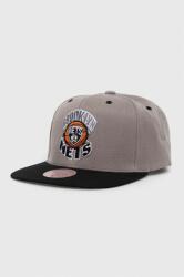 Mitchell&Ness baseball sapka Brooklyn Nets szürke, nyomott mintás - szürke Univerzális méret