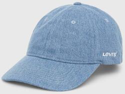 Levi's pamut baseball sapka sima - kék Univerzális méret - answear - 9 990 Ft