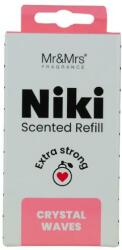 Mr&Mrs Fragrance Niki Refill Crystal Waves parfumuri de mașină Rezerva 1 buc unisex
