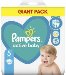 Pampers Active Baby Size 5 scutece de unică folosință 11-16 kg 64 buc