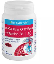 Bio-Synergie - Drojdia de orez rosu + Vitamina B1 60 capsule Bio Synergie - vitaplus