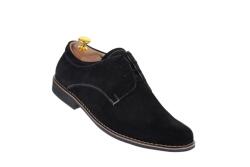 Rovi Design Pantofi barbati casual din piele naturala, culoare neagra PASN (PASN)