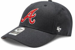 47 Brand Șapcă MLB Atlanta Braves '47 MVP B-MVP01WBVRP-NY Bleumarin