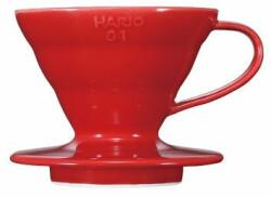 HARIO Picurător Hario V60-01 ceramic - roșu (VDC-01R)