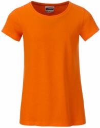 James & Nicholson (Daiber) Klasszikus lány biopamut póló 8007G - Narancssárga | 2XL (1-8007G-1754940)