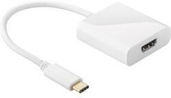 Goobay USB-C apa - HDMI anya átalakító, fehér (4K 30Hz) (66259)
