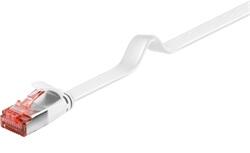 Goobay FTP CAT 6 patch lapos kábel 2 m, fehér (94917)