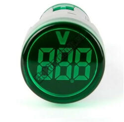  D011GR Digitális feszültségmérő zöld DC 5-110V