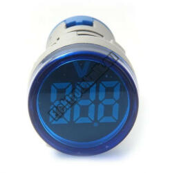  D011BL Digitális feszültségmérő kék DC 5-110V