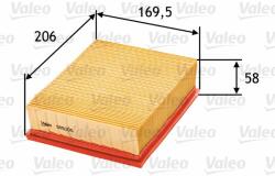 VALEO Filtru aer VALEO 585006 (585006) - automobilus