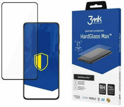 DRO 3MK HardGlass Max Samsung Galaxy S21 FE fekete, kijelzővédő fólia