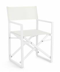 Bizzotto Set 2 scaune gradina albe Konnor 55x50.5x84.5 cm (0663306)