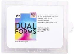 2M Beauty Tips Slim Square Dual Forms - 120 buc