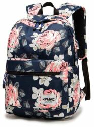 Rucsac Laptop, Kinmac, Blue Flower, 15.6 inch