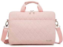 Geanta Laptop, Kinmac, Pink Embroidery, 14 inch