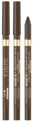 Eveline Cosmetics Creion de ochi, impermeabil - VARIETE Gel Eyeliner Pencil Waterproof 08 - White