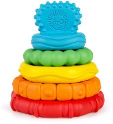 Baby Einstein - Jucarie multisenzoriala si de dentitie Stacking Teether