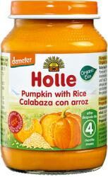 HOLLE BABY Piure Eco din dovleac si orez, +4 luni, 190 g, Holle Baby Food