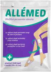 Fiterman Pharma Plasturi hidrogel pentru picioare obosite Allemed, 2 bucăți, Labottach