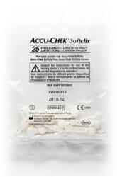 Roche Ace sterile Softclix Accu Chek, 25 bucati, Roche