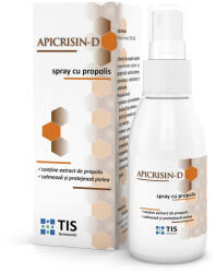 Tis Farmaceutic Sa Spray cu propolis Apicrisin-D, 50 ml, Tis Farmaceutic