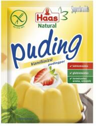 Haas Natural Praf de budinca cu gust de vanilie fara gluten, 40 g, Haas Natural