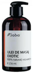 Sabio Cosmetics Ulei de masaj exotic, 236 ml, Sabio