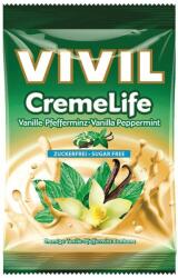 VIVIL Bomboane fără zahăr cu vanilie și mentă Creme Life, 110 g, Vivil